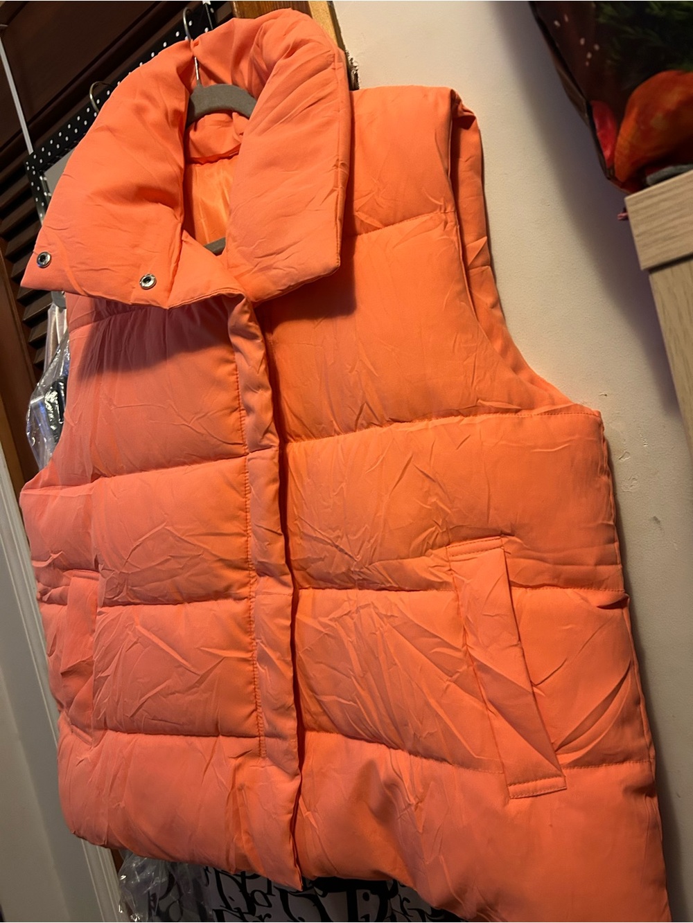 Large orange vest